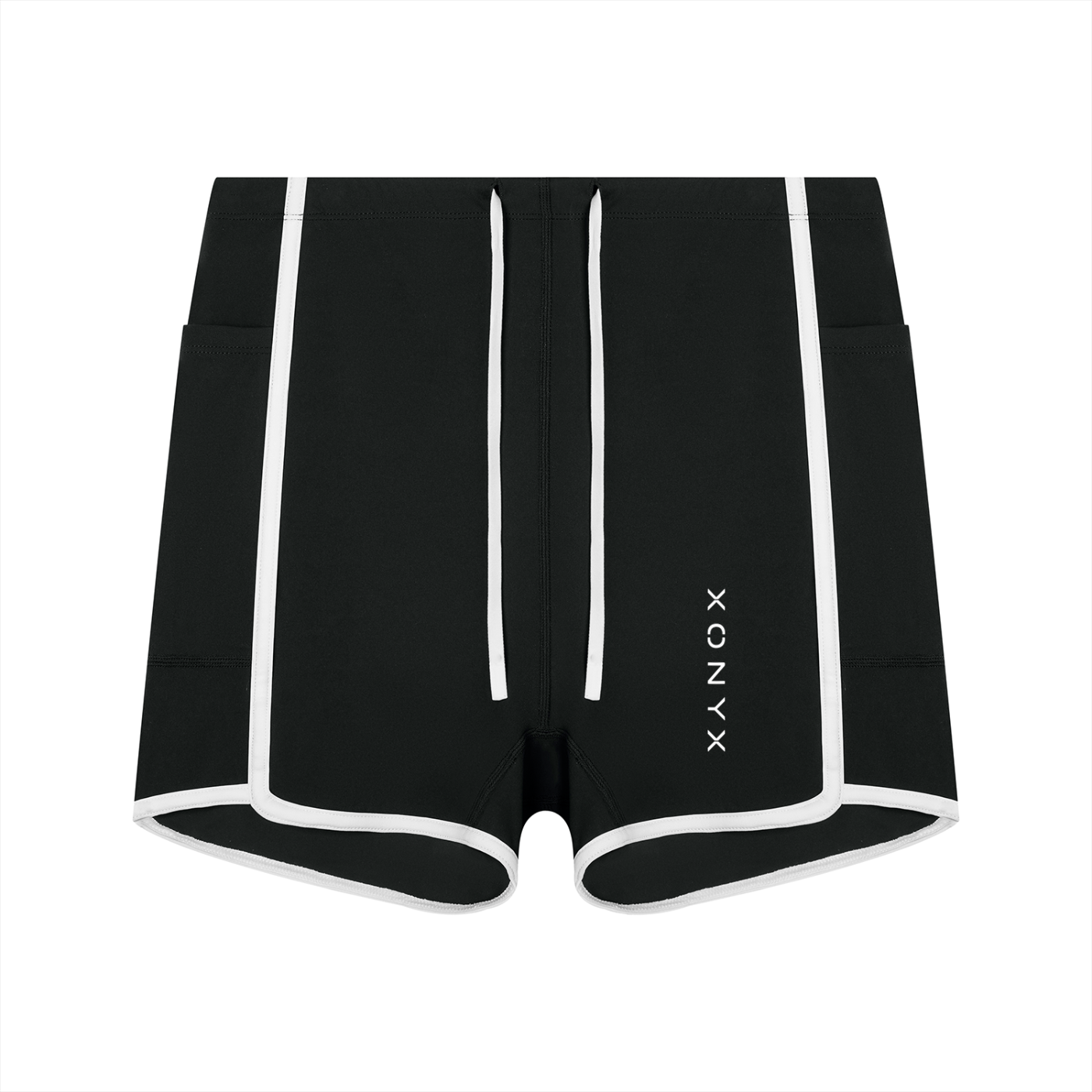 Women's High Rise Color Block Yoga Shorts