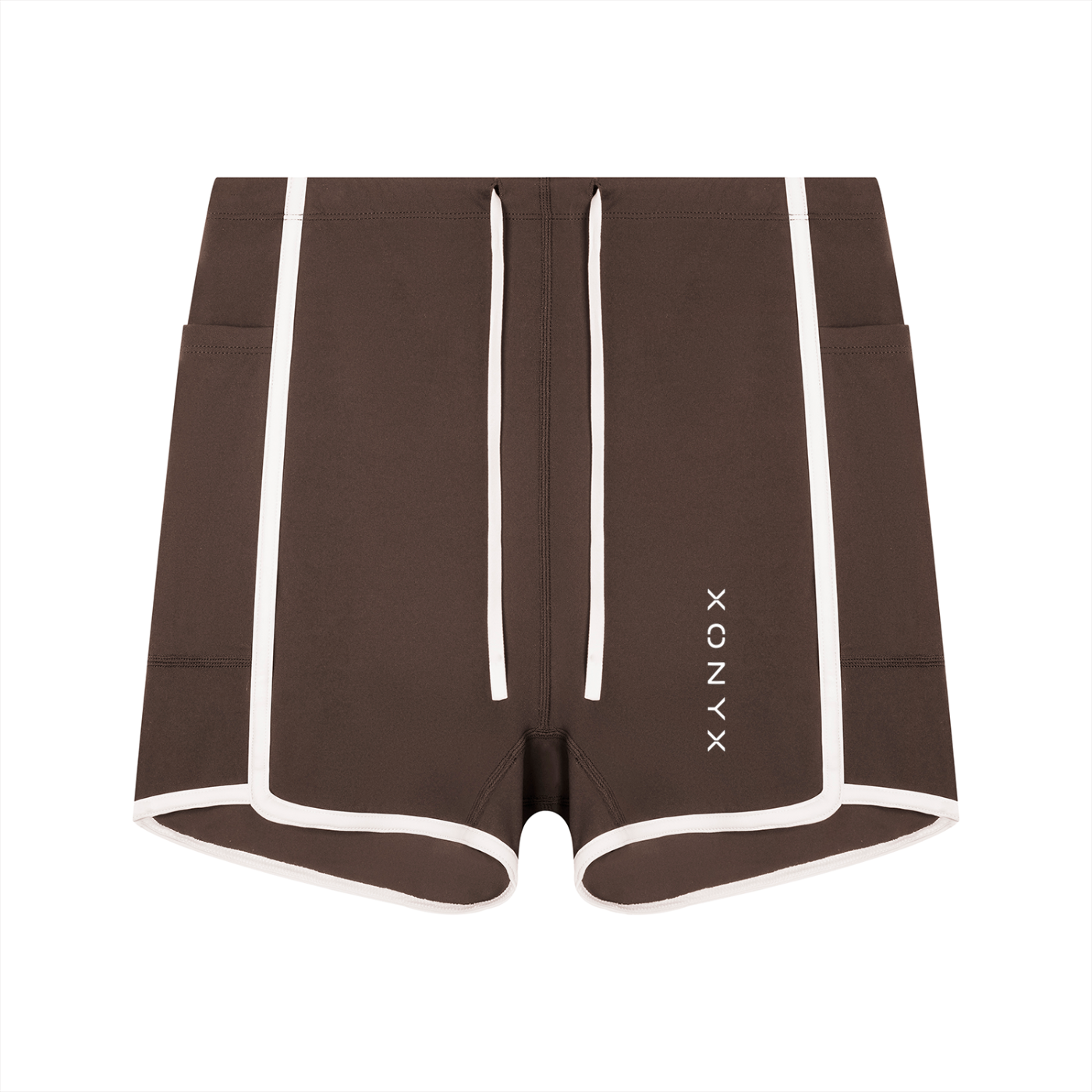 Women's High Rise Color Block Yoga Shorts