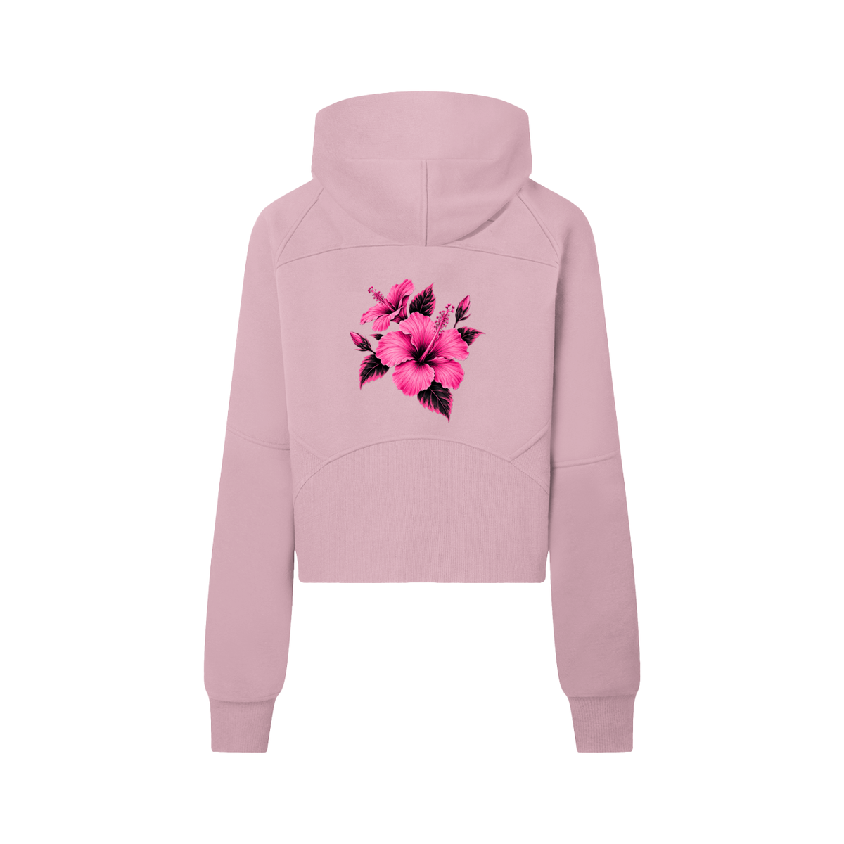 Cropped Half-Zip Hoodie