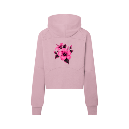 Cropped Half-Zip Hoodie