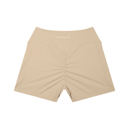 Women’s High Rise Pocket Scrunch Bum Shorts