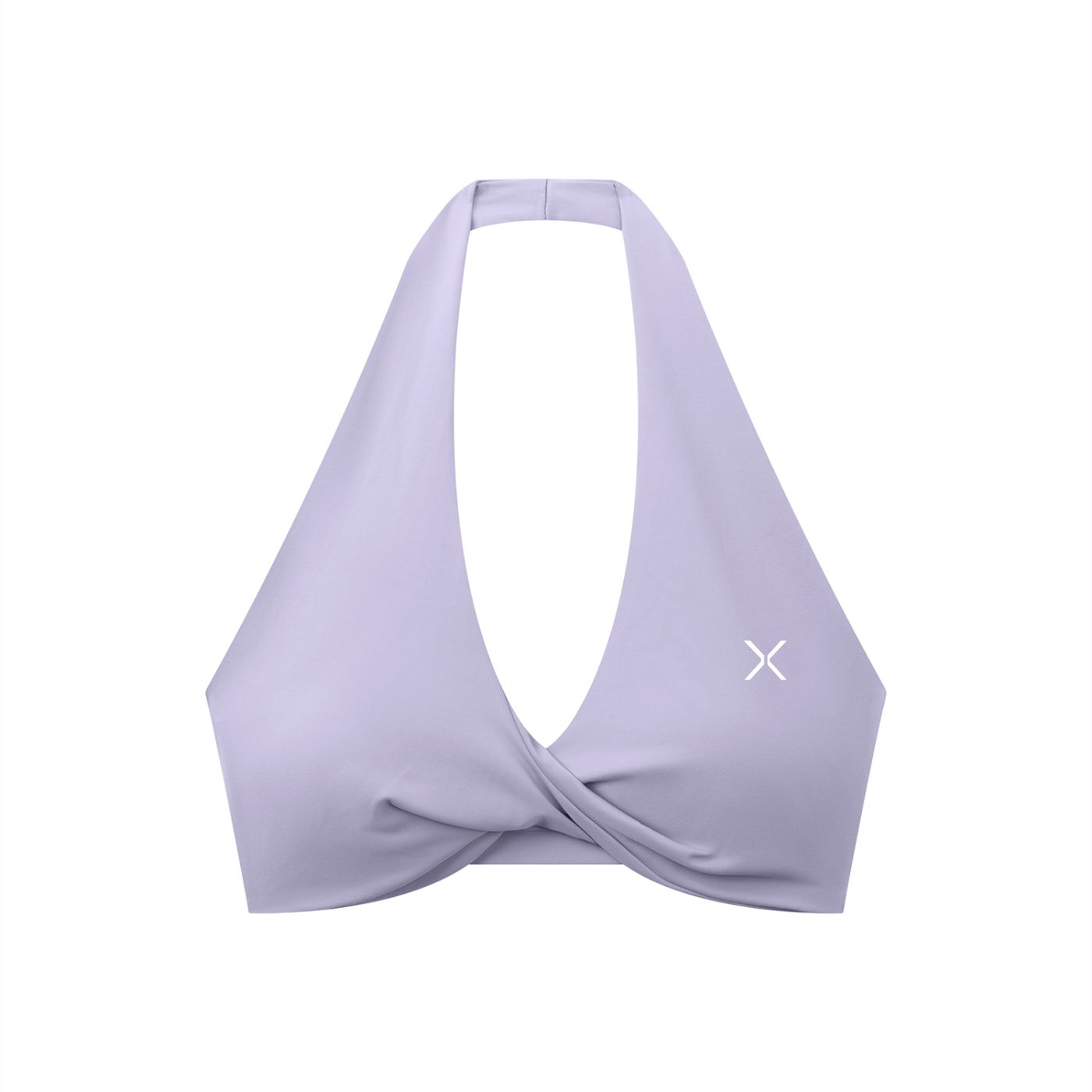 Women's Pleated Halter Sports Bra