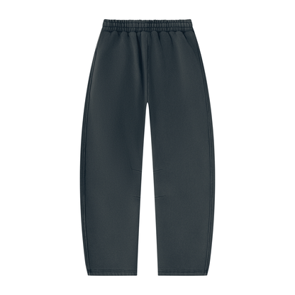 Vintage Wash Barrel Leg Fleece Sweatpants