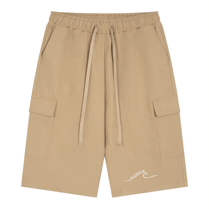 Drawstring Cargo Shorts