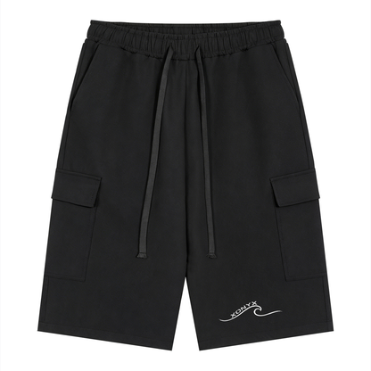 Drawstring Cargo Shorts