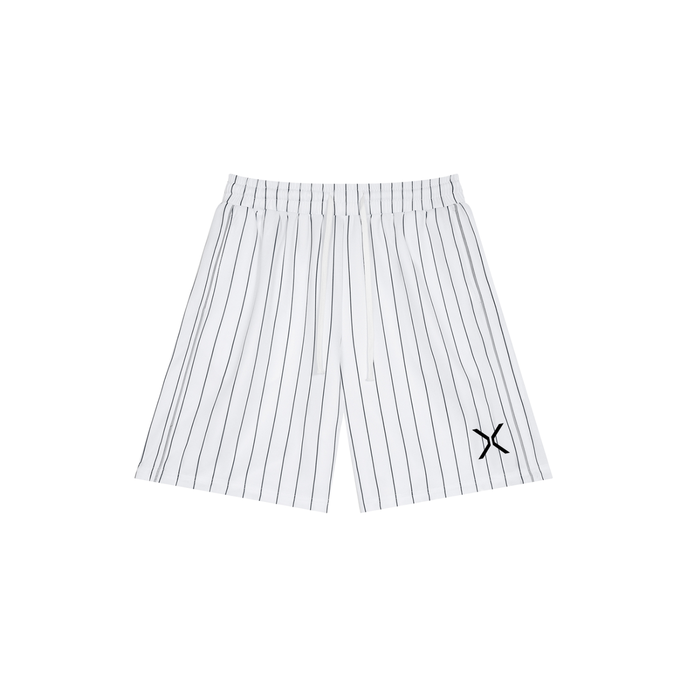 Unisex Striped Loose Fit Shorts