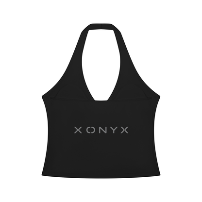 Women’s Ruched Halter Yoga Tank Top