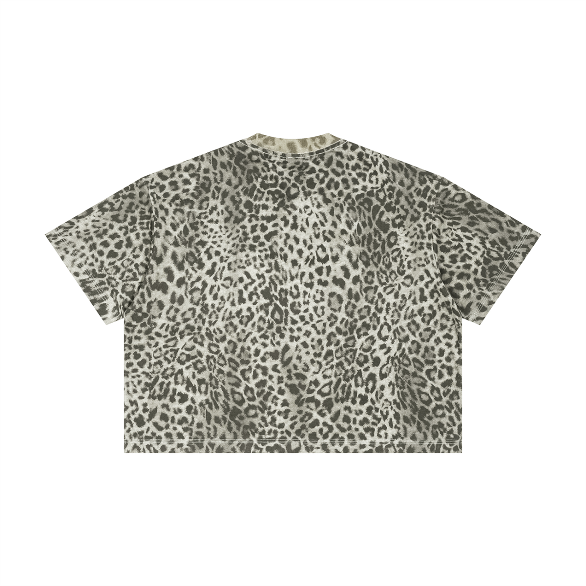 Leopard Print Boxy T-Shirt