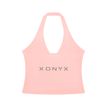Women’s Ruched Halter Yoga Tank Top