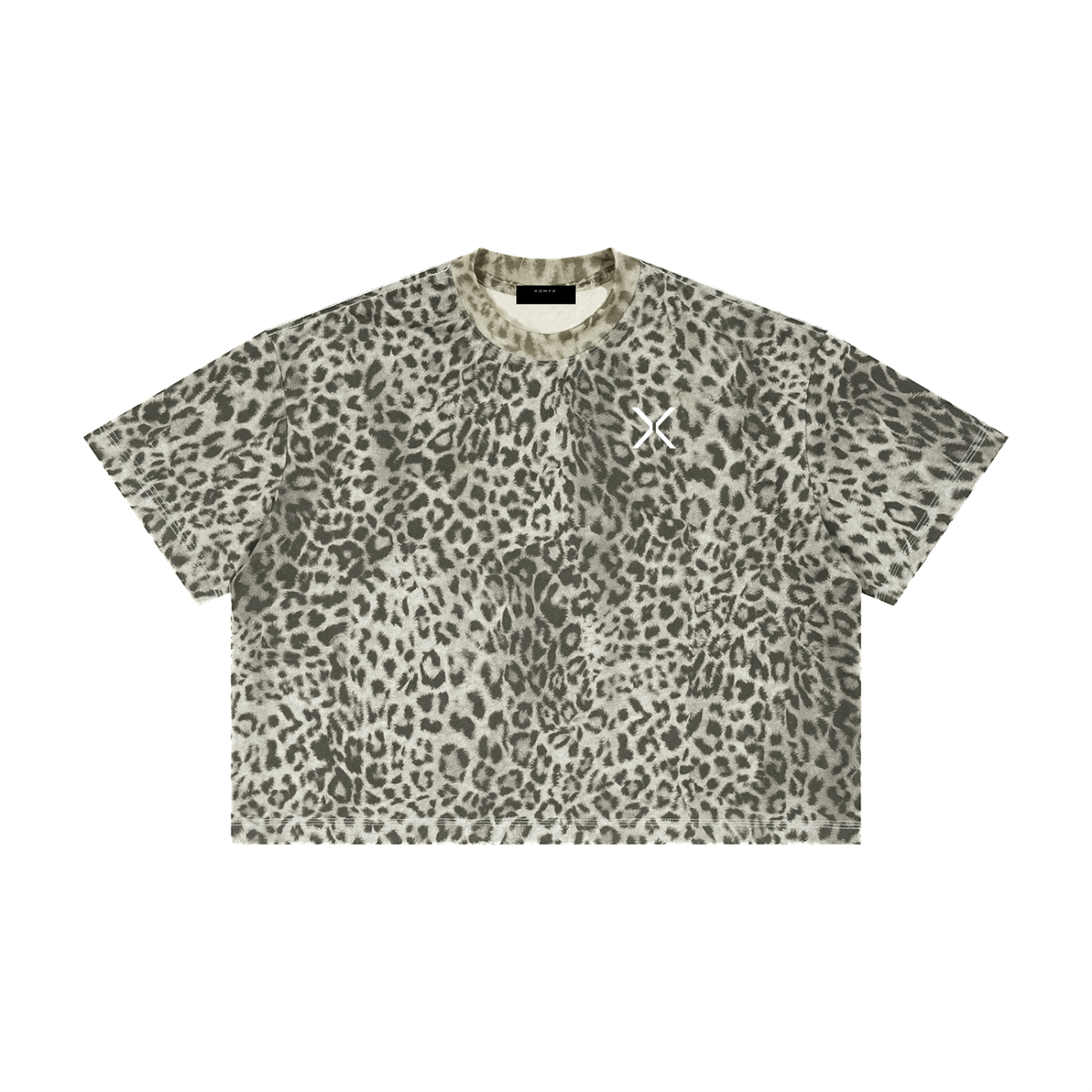 Leopard Print Boxy T-Shirt