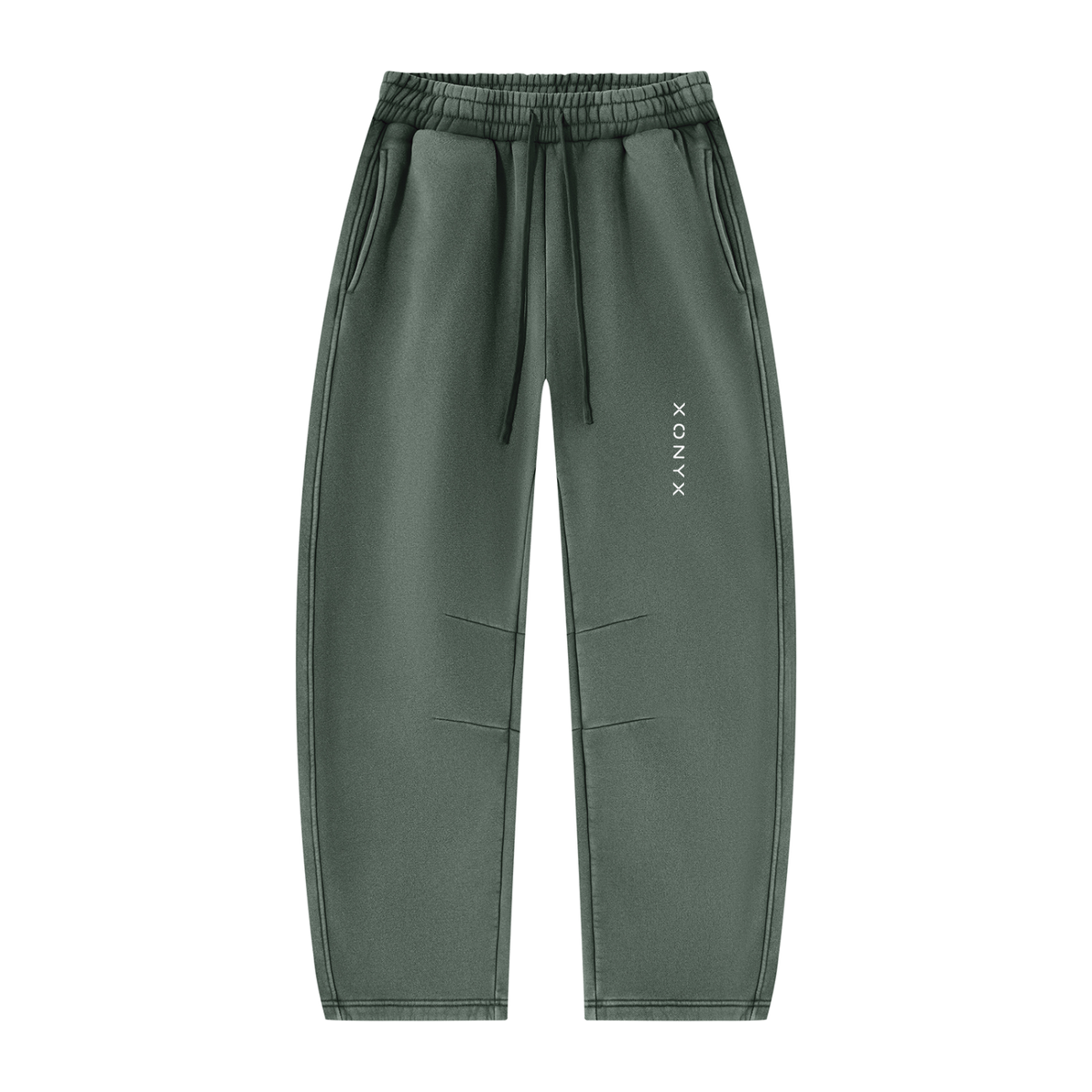 Vintage Wash Barrel Leg Fleece Sweatpants