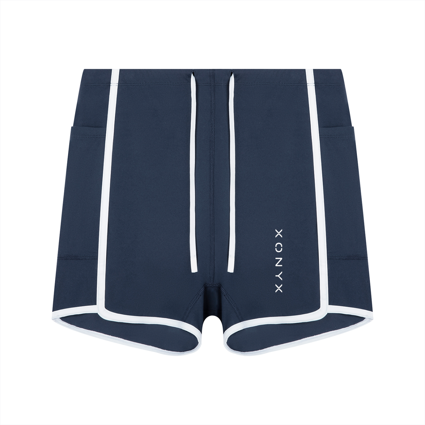 Women's High Rise Color Block Yoga Shorts