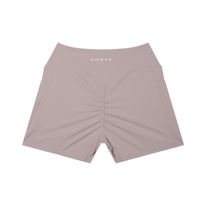 Women’s High Rise Pocket Scrunch Bum Shorts