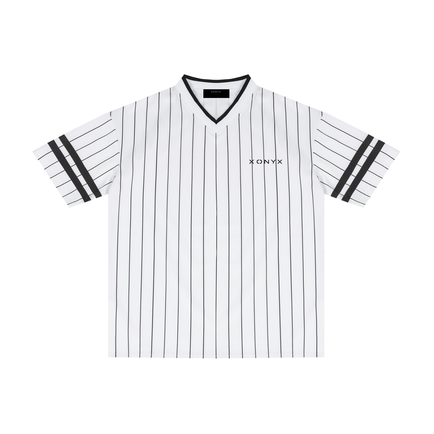 Striped Loose V-Neck T-Shirt