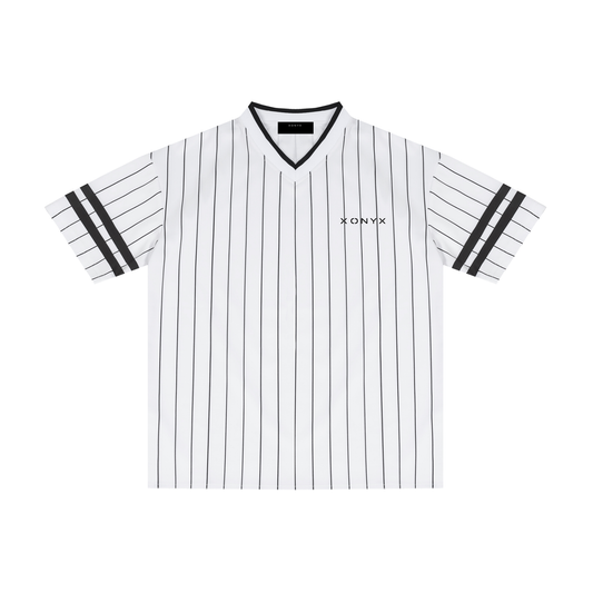 Striped Loose V-Neck T-Shirt