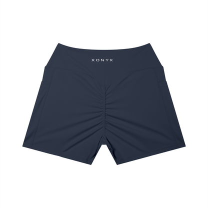 Women’s High Rise Pocket Scrunch Bum Shorts
