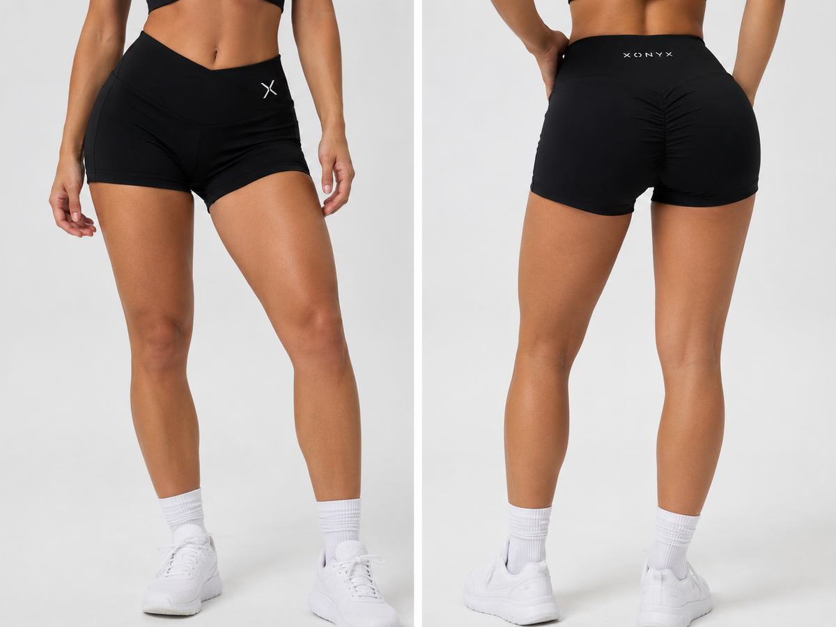Women’s High Rise Pocket Scrunch Bum Shorts
