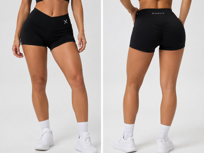Women’s High Rise Pocket Scrunch Bum Shorts
