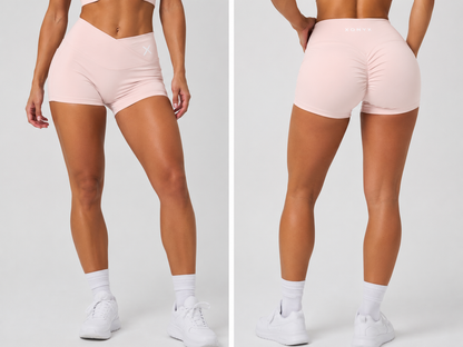 Women’s High Rise Pocket Scrunch Bum Shorts