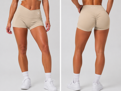 Women’s High Rise Pocket Scrunch Bum Shorts