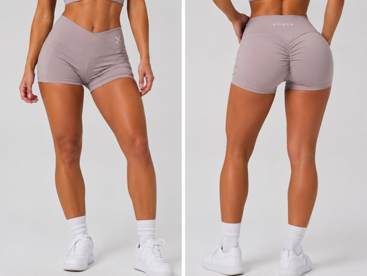 Women’s High Rise Pocket Scrunch Bum Shorts