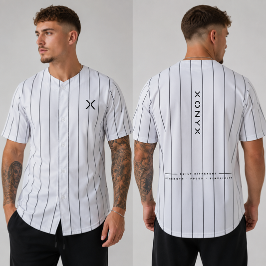 Pinstripe Baseball Jersey