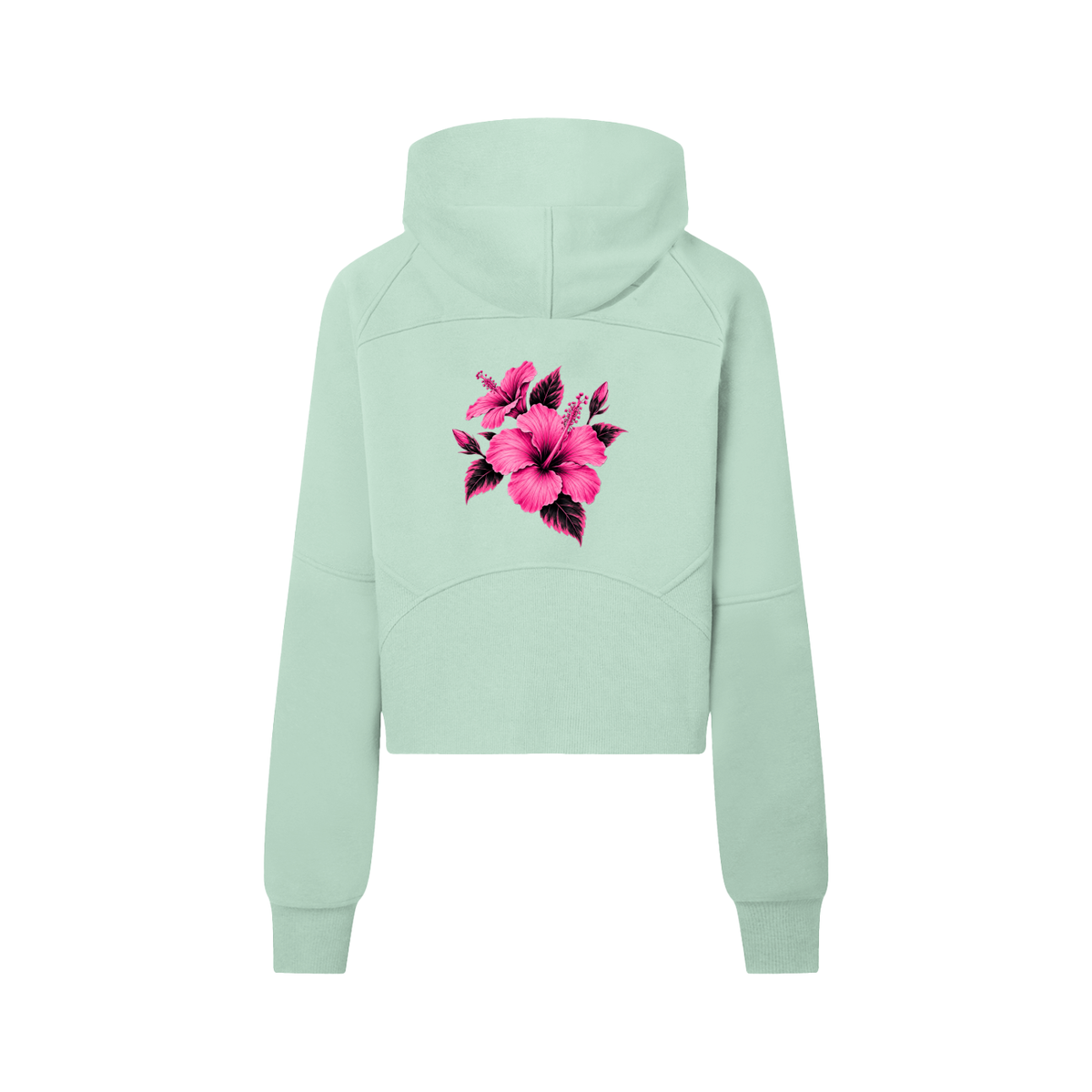 Cropped Half-Zip Hoodie
