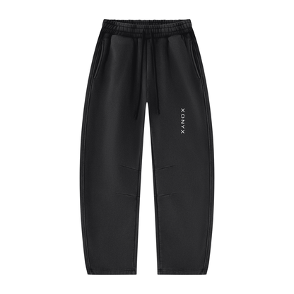 Vintage Wash Barrel Leg Fleece Sweatpants