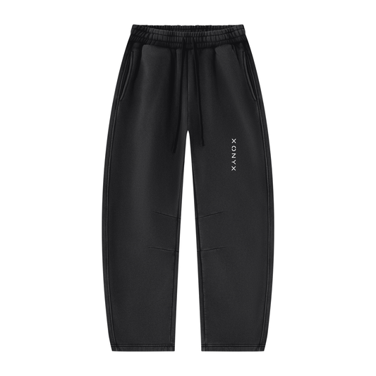 Vintage Wash Barrel Leg Fleece Sweatpants