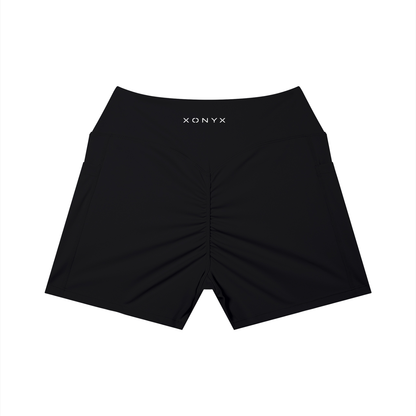 Women’s High Rise Pocket Scrunch Bum Shorts