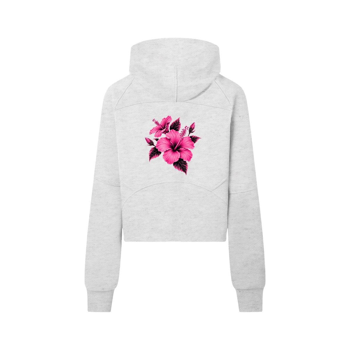 Cropped Half-Zip Hoodie