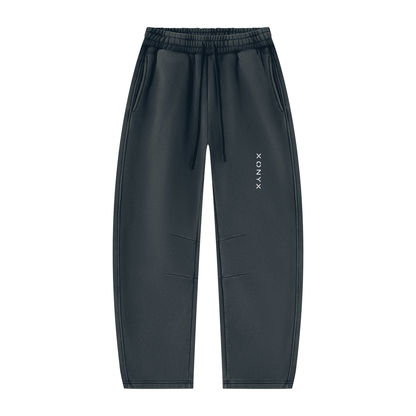 Vintage Wash Barrel Leg Fleece Sweatpants