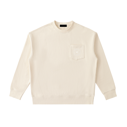 Heavyweight Patch Pocket Crewneck Sweatshirt