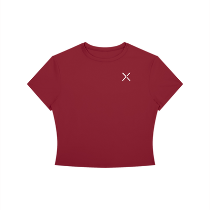 Women's Crewneck Crop T-Shirt